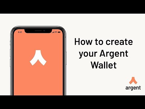 The easiest way to create your Argent Ethereum wallet