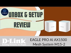 D-Link AX1500 M15 Mesh system router : Unbox & Setup