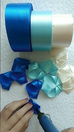 best way to Make Satin Ribbon Flowers – Easy DIY