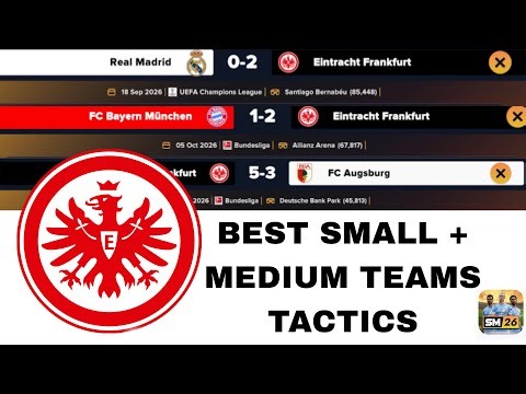 Tactics for small + Medium teams IN SM26 | INVINCIBLE TACTICS! ⚽️ | Best Soccer Manager 2026 Tactics