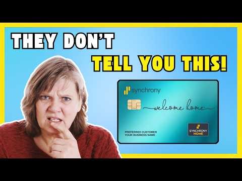 Synchrony Home Credit Card Review - You Need To Know This Before Trying!