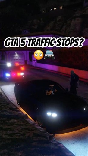 I Added Real Traffic Stops to GTA 5... Franklin Did NOT Cooperate 🚔