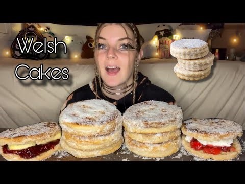 WELSH CAKES MUKBANG! (Vegan) (No Talking)