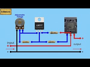 High Current Adjustable Power Supply with LM317 + 2SC5200 | Powerful DIY Voltage Regulator
