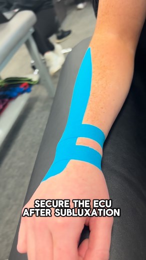 Gianna Taffo, OTD, OTR/L | ECU subluxation? Try this taping method to reinforce tendon positioning and give your wrist extra stability during rehab Remember… tape... | Instagram