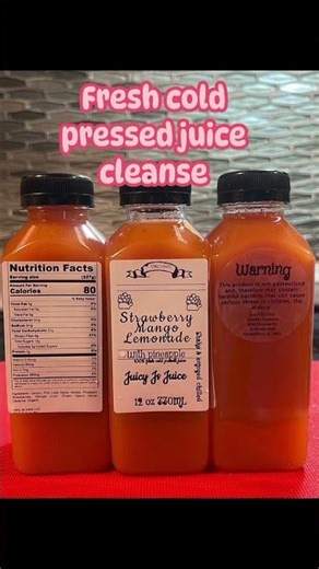 Strawberry Mango Pineapple Lemonade Juice Cleanse 🍓🥭🍍 | Juicy J’s Juice
