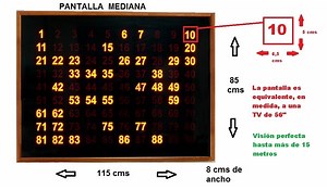 Pantalla de bingo electrónico - Bingo Social