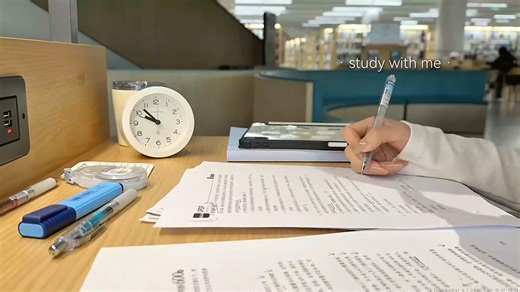 图书馆vlog 7小时37分·纯动力学习