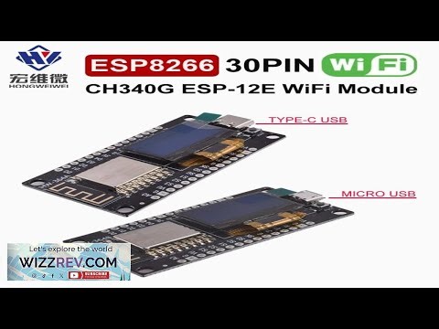 NodeMCU ESP8266 V3 Development Board With 0.96 Inch OLED Display CH340G ESP 12E