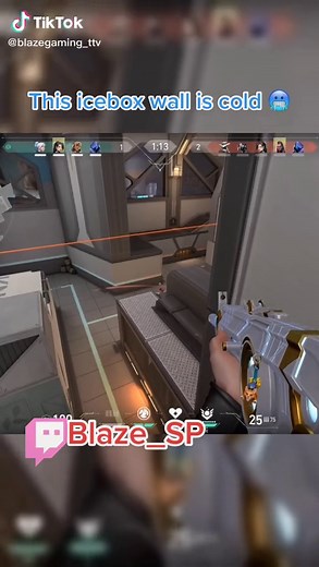 This icebox wall is cold 🥶 #foryou #valorantclips #battlesage #sagewalls #sagewallsicebox #twitch #smallstreamer