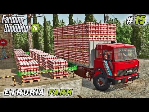Turning Sales Into Pasta Factory, Farmland, and Combine | FS 25 | Etruria Farm | Timelapse #15