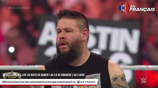 66K views · 2.5K reactions | Match en Français  : “Stone Cold” Steve Austin participe à son premier match en 19 ans en acceptant le défi inattendu de KO à WrestleMania 38. | WWE France | Facebook