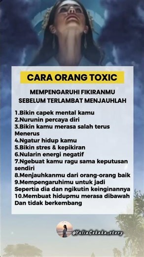 Cerita kehidupan | Cara orang toxic mempengaruhi fikiranmu sebelum terlambat menjauhlah #toxic #fyp