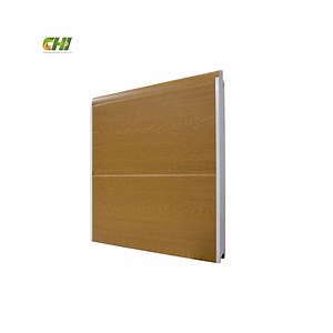 [Hot Item] Interior Sectional Garage Door Sandwich Panels Wood Grain 16 FT Garage Door Replacement Panels for Sale