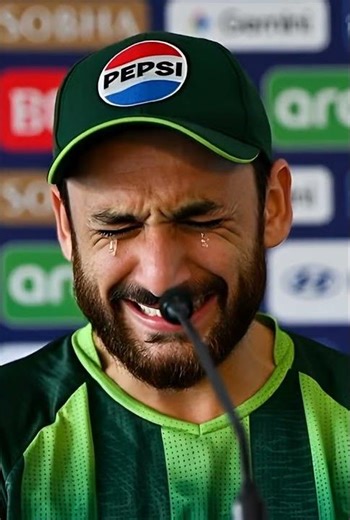 Salman Ali Agha Crying due to match abandoned😢 💔 #t20worldcup #cricket #shorts #ytshorts #sports