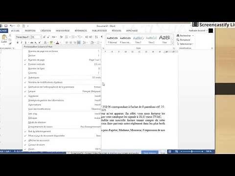 Comment placer une lettre en Bloc à la marge "style américain"
