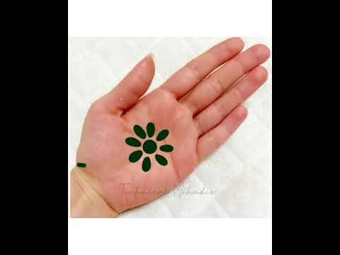 Easy mehendi designs.. simple mehandhi drawing