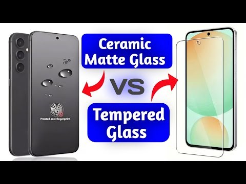 Matte Ceramic Screen Protector 🔥 vs Tempered Glass | Ultimate Scratch & Clarity Test!
