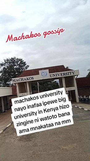Machakos University: The Largest University in Kenya