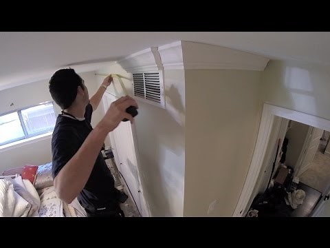 Crown Moulding Around a Vent - DAY AT THE OFFICE