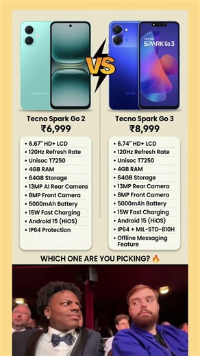 Spark Go 2 vs Spark Go 3 🔥 #shorts