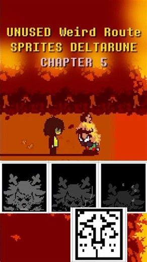 UNUSED Noelle Weird Route Sprites in Deltarune Chapter 5