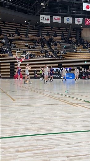 【バスケインカレ】女子 日本女子体育大学 64-75 立教大学 試合終了
