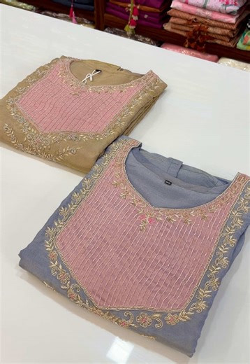 Premium Pure Tissue Fabric Collection for Sizes 38 to 44