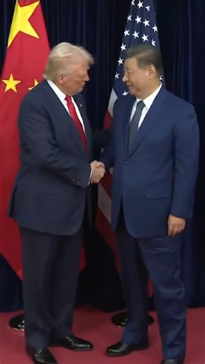 C-SPAN on Instagram: "President Trump met with Chinese President Xi Jinping on Thursday morning in Busan, South Korea, on the sidelines of the Asia-Pacific Economic Cooperation (APEC) summit. It’s their first in-person meeting since President Trump returned to office and comes amid heightened trade tensions between the world’s two largest economies. Shortly ahead of the meeting, President Trump ordered the Pentagon to start testing nuclear weapons “on an equal basis” with Russia and China. The l