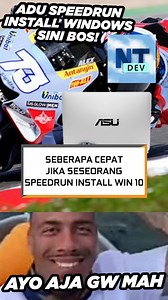 214K views · 4.6K reactions | Ada yang kepikiran buat Speedrun Instal Windows 10? #tech #windows10 #speedrun #installwindows #fyp #gamebrott | Gamebrott | Facebook