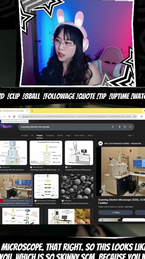 That was not a "laser" microscope, its a scanning electron microscope #residentevilrequiem #stream #