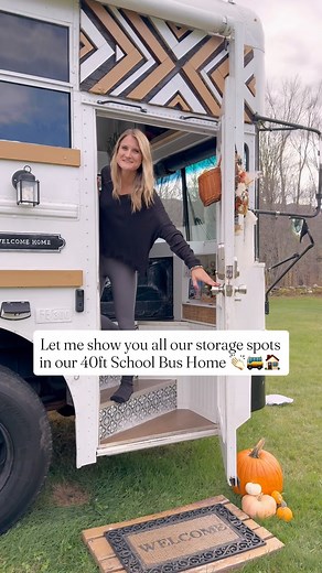 We don’t claim to minimalistic by any means we are just organized and smart with our space 😉🚌🫶🏻🏠 #skoolie #skoolieconversion #tinyhouseonwheels #buslife #tinyhouse #travelfamily #busconversion #buslife #bustour #tinyhometours | Megan Lyn Price