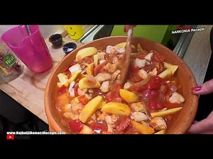how to prepare potato goulash from the oven / recipe with complete preparation and all ingredients