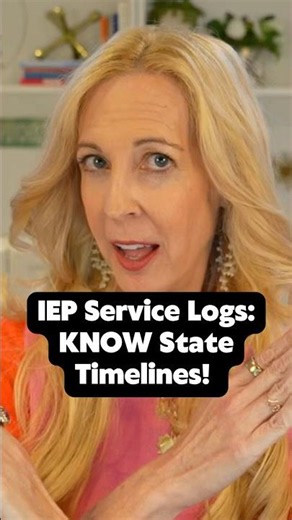 IEP Service Logs: KNOW State Timelines! #iepplans #specialeducation #empoweredparents