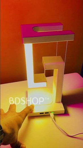 The lamp from the future 😱GearUP Anti-Gravity Floating Lamp with Wireless Mobile Charger (FL10) 💥