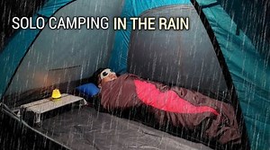 5.1K views · 261 reactions | Solo Camping In The Rain - Relaxing By The Lake And Pine Trees - Cooking In The Tent. | Viral Webs | Facebook
