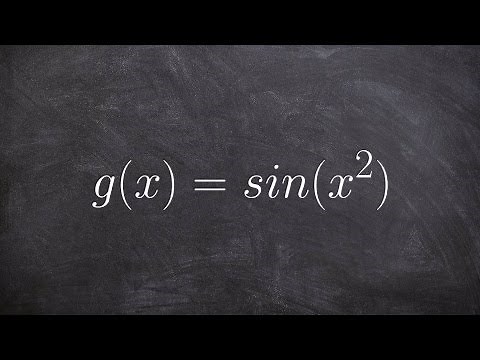 How to use the chain rule with trigonometric functions