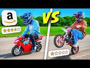 Testing The FASTEST Mini Bike vs Pocket Bike on Amazon!