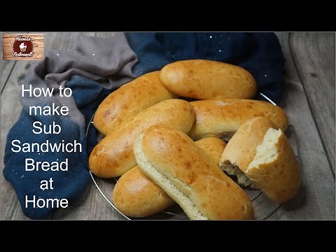 How to make Sub Sandwich Bread at home | Homemade Subway Bread Recipe