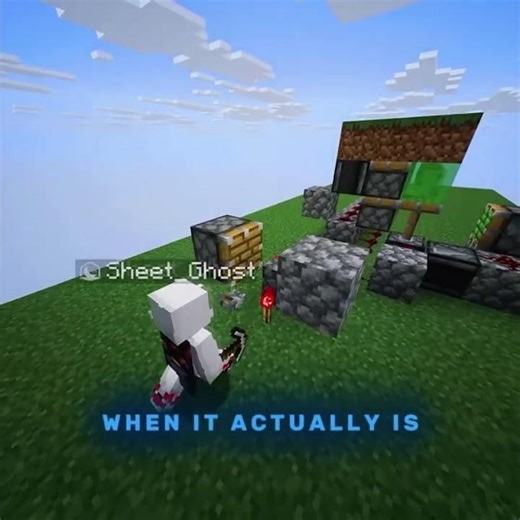 SheetGhost creates a bluetooth trap 💀 | #shorts #minecraft #minecraftedit