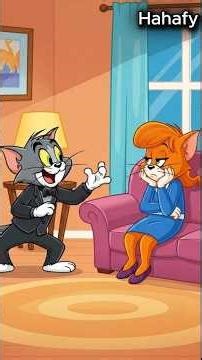 Funny Cartoon Cat Fails to Impress Female – Hilarious Tom-Style Animation😄😄 #funny #animation