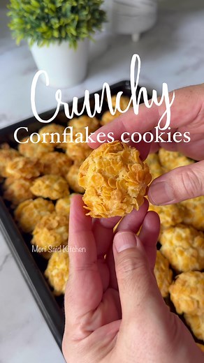 Resipi Biskut Crunchy Cornflakes Penuh Aroma