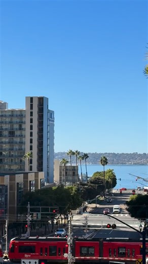 76° and sunny in San Diego ☀️🌴 locals out and about soaking up that perfect SoCal winter vibe - blue skies, palm trees, and nowhere else we’d rather be. #SanDiego #SunnySanDiego #SoCalLife | The Best of San Diego