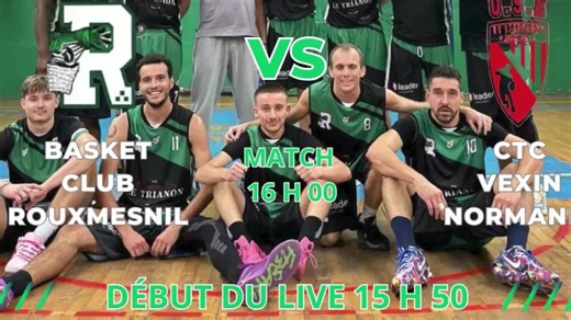 RM3 Journe 14 , le basket club rouxmesnil Vs ETREPAGNY BCR VS EAC En direct grâce à l'application Swish Live � iOS : apple.co/2jkvNvT � Android : bit.ly/2KtQeWE | Basket Club Rouxmesnil