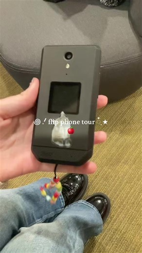 Stylish Cat-Themed Flip Phone Case for S22