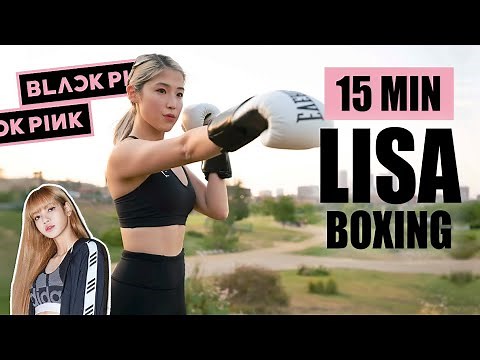 15 MIN BLACKPINK LISA INSPIRED BOXING WORKOUT | Work Out Like A Kpop Idol | No Equipment | Mish Choi
