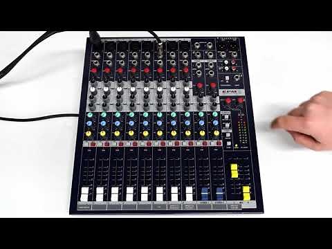 How to use aux outputs on a Soundcraft EPM8 Mixer