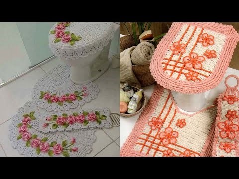 AMAZING Crochet Bathroom Sets to Make Your Bathroom POP!