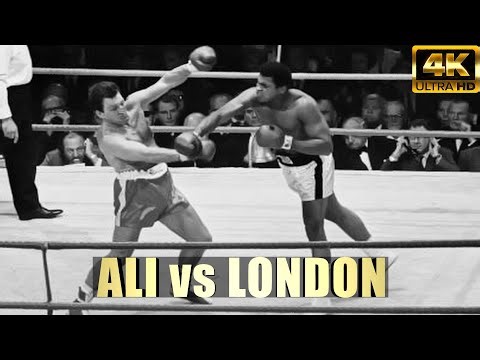 Muhammad Ali vs Brian London | KNOCKOUT Boxing Fight | 4K Ultra HD