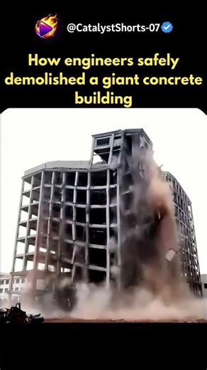 Inside the Perfect Building Demolition 💥 #forging #automobile #art